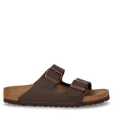 Arizona ciabatta in pelle marrone scuro - BIRKENSTOCK | Boscaini Scarpe