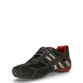 Snake scarpa sportiva in pelle e tessuto verde grigio | Boscaini Scarpe