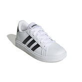 Grand Court 2.0 sneaker in ecopelle ragazzo bianco | Boscaini Scarpe