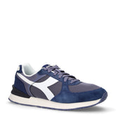 Fenice sneaker in ecopelle e tessuto grigio blu | Boscaini Scarpe