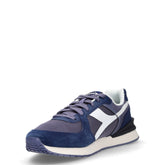Fenice sneaker in ecopelle e tessuto grigio blu | Boscaini Scarpe