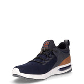 Sneaker in tessuto ed ecopelle blu scuro | Boscaini Scarpe