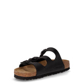 Florida ciabatta in pelle nero | Boscaini Scarpe