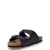 Sara ciabatta in ecopelle blu | Boscaini Scarpe