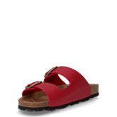 Sara ciabatta in ecopelle ciliegia | Boscaini Scarpe