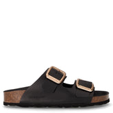 Enny ciabatta in pelle nero | Boscaini Scarpe