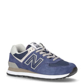 574 sneaker in pelle e tessuto navy - Sneakers Donna | Boscaini Scarpe