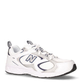 408 sneaker in ecopelle e tessuto bianco argento - Nuovi arrivi Donna | Boscaini Scarpe