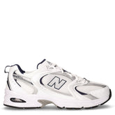 530 sneaker in ecopelle e tessuto bianco argento - NEW BALANCE UOMO | Boscaini Scarpe