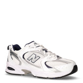 530 sneaker in ecopelle e tessuto bianco argento - NEW BALANCE UOMO | Boscaini Scarpe