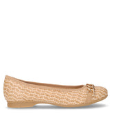 Ballerina in ecopelle con catena naturale - Ballerine | Boscaini Scarpe