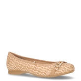 Ballerina in ecopelle con catena naturale - Ballerine | Boscaini Scarpe