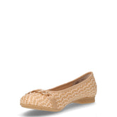 Ballerina in ecopelle con catena naturale | Boscaini Scarpe