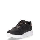 Uno Lite Metallic Mode sneaker ragazza in ecopelle nero | Boscaini Scarpe