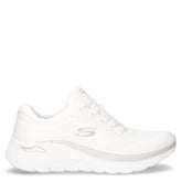 Arch Fit 2.0 VGlow The Distance sneaker in tessuto bianco - SKECHERS | Boscaini Scarpe