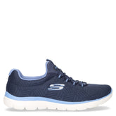 Summits Artistry Chic sneaker slip on in tessuto navy blu - Sneakers Donna | Boscaini Scarpe