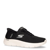 Go Walk Flex Grand Entry sneaker slip ins in tessuto nero bianco - SKECHERS | Boscaini Scarpe