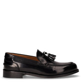 Mocassino con nappine nero | Boscaini Scarpe