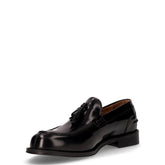 Mocassino con nappine nero | Boscaini Scarpe