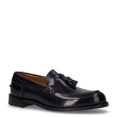 Mocassino in pelle con nappine blu - Mocassini Uomo | Boscaini Scarpe