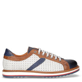 Stringata casual in pelle bianco marine marrone - Scarpe Uomo | Boscaini Scarpe