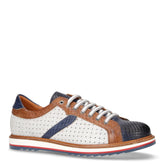 Stringata casual in pelle bianco marine marrone - Scarpe Uomo | Boscaini Scarpe