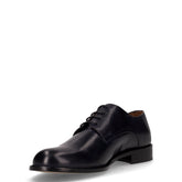 Stringata in pelle blu | Boscaini Scarpe