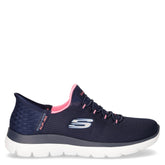 Summits Diamond Dream sneaker slip on in tessuto navy rosa - Sneakers Donna | Boscaini Scarpe