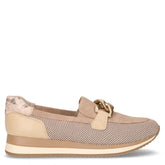 Mocassino casual in tessuto taupe - Mocassini Donna | Boscaini Scarpe