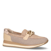 Mocassino casual in tessuto taupe - Mocassini Donna | Boscaini Scarpe