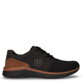 Sneaker in tessuto ed ecopelle nero marrone - Sneakers Uomo | Boscaini Scarpe