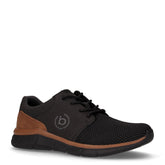 Sneaker in tessuto ed ecopelle nero marrone - Sneakers Uomo | Boscaini Scarpe