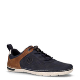Scarpa sportiva in ecopelle blu marrone - Sneakers Uomo | Boscaini Scarpe
