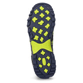 Altak scarpa da trail running in tessuto e pelle blu giallo fluo | Boscaini Scarpe