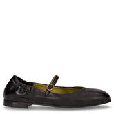 Ballerina in pelle con cinturino nero - Ballerine | Boscaini Scarpe