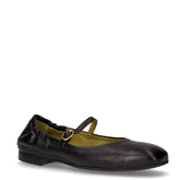 Ballerina in pelle con cinturino nero - Ballerine | Boscaini Scarpe