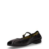 Ballerina in pelle con cinturino nero | Boscaini Scarpe