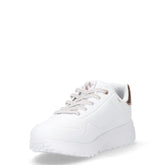 Uno Lite Metallic Mode sneaker in ecopelle ragazza bianco | Boscaini Scarpe