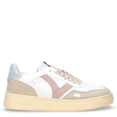 Sneaker in pelle ed ecopelle celeste bianco | Boscaini Scarpe