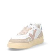Sneaker in pelle ed ecopelle celeste bianco | Boscaini Scarpe