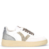 Sneaker in pelle ed ecopelle ghiaccio - VICTORIA | Boscaini Scarpe