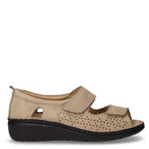 Sandalo in pelle con zeppa corda - GRUNLAND | Boscaini Scarpe