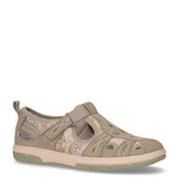 Sandalo in tessuto salvia - Sandali Donna | Boscaini Scarpe