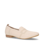 Mocassino in tessuto beige oro - Mocassini Donna | Boscaini Scarpe