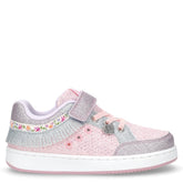 Frangetta Mix sneaker in tessuto ed ecopelle bambina rosa lilla - Sneakers Bambina | Boscaini Scarpe
