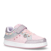 Frangetta Mix sneaker in tessuto ed ecopelle bambina rosa lilla - Sneakers Bambina | Boscaini Scarpe