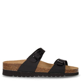 Hola ciabatta in ecopelle nero | Boscaini Scarpe