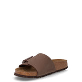 Catalina ciabatta in pelle mocca | Boscaini Scarpe