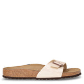 Madrid ciabatta in pelle bianco perla | Boscaini Scarpe