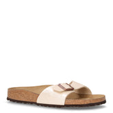 Madrid ciabatta in pelle bianco perla | Boscaini Scarpe